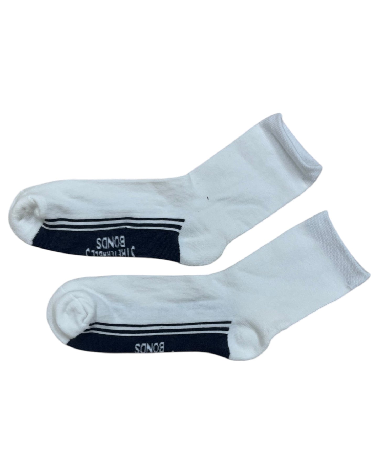 12 Pack Mens Bonds Stretchables Cushioned Quarter Crew Socks White