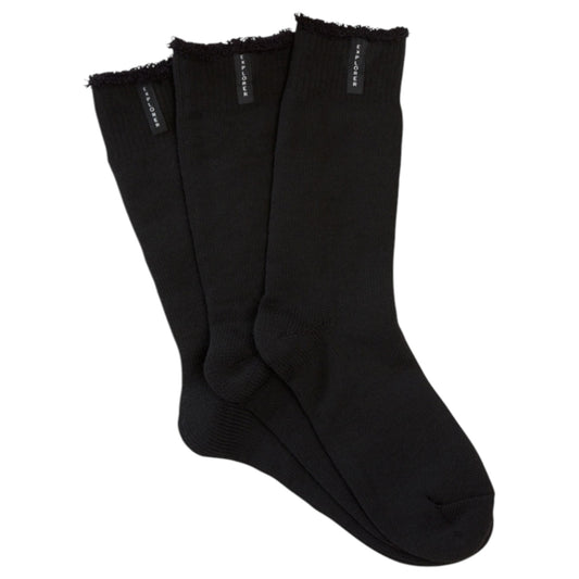 3 Pack Mens Bonds Original Wool Crew Socks Black