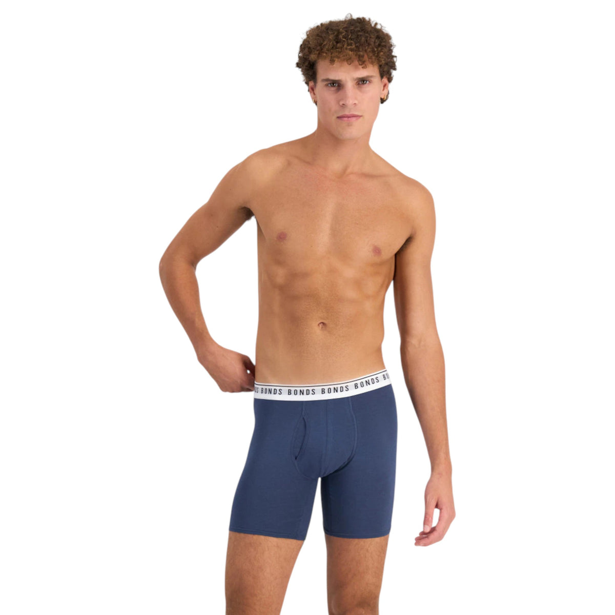 6 Pack Mens Bonds Cotton Stretch Trunks Underwear Navy/Grey/Maroon