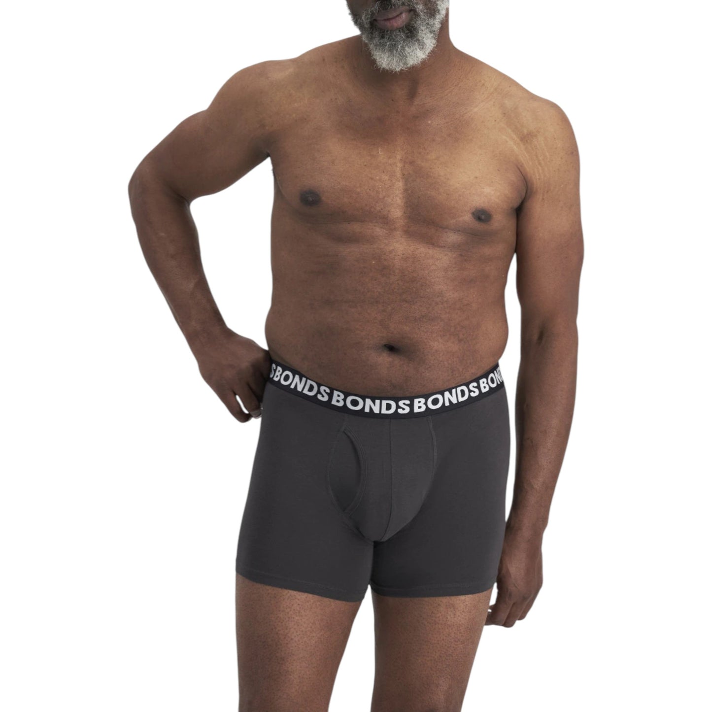 6 Pack Mens Bonds Everyday Mid Trunks Underwear Navy/Khaki/Black