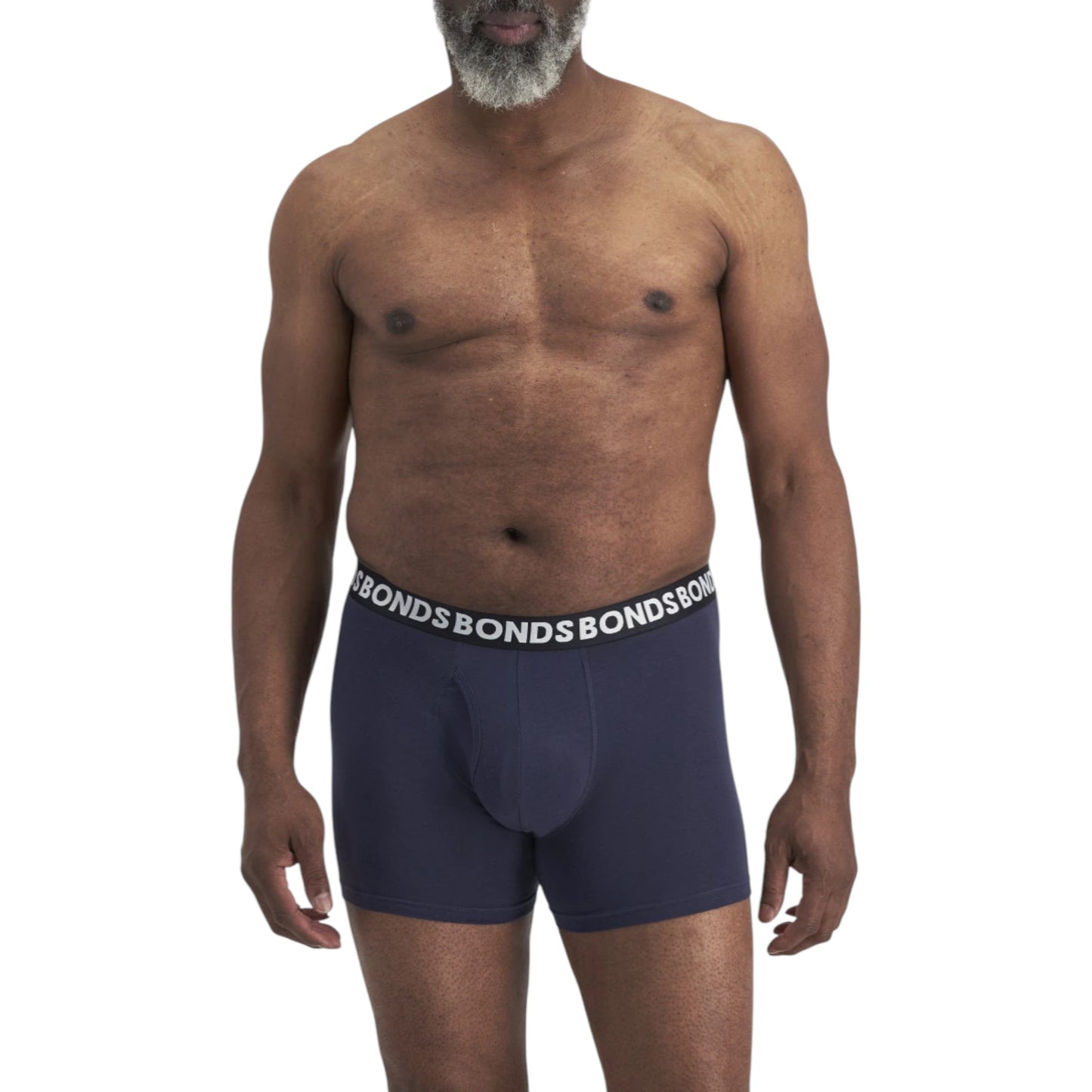6 Pack Mens Bonds Everyday Mid Trunks Underwear Navy/Khaki/Black
