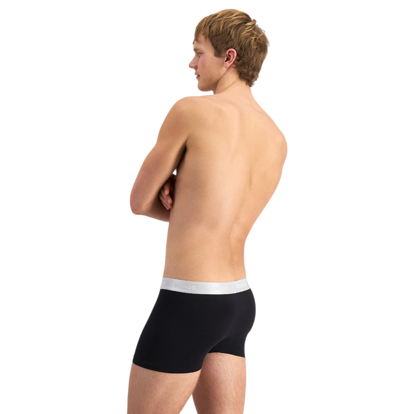 3 Pack Mens Bonds Guyfront Trunk Trunks Underwear Black/Gold/Silver