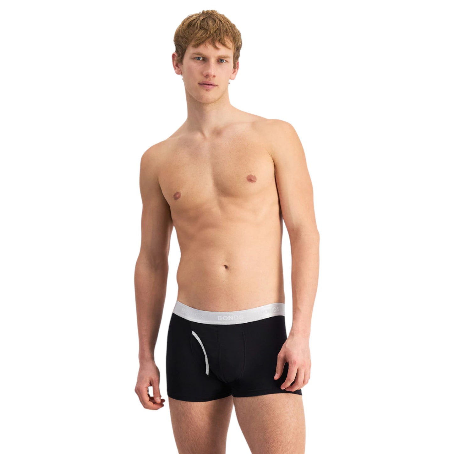 3 Pack Mens Bonds Guyfront Trunk Trunks Underwear Black/Gold/Silver