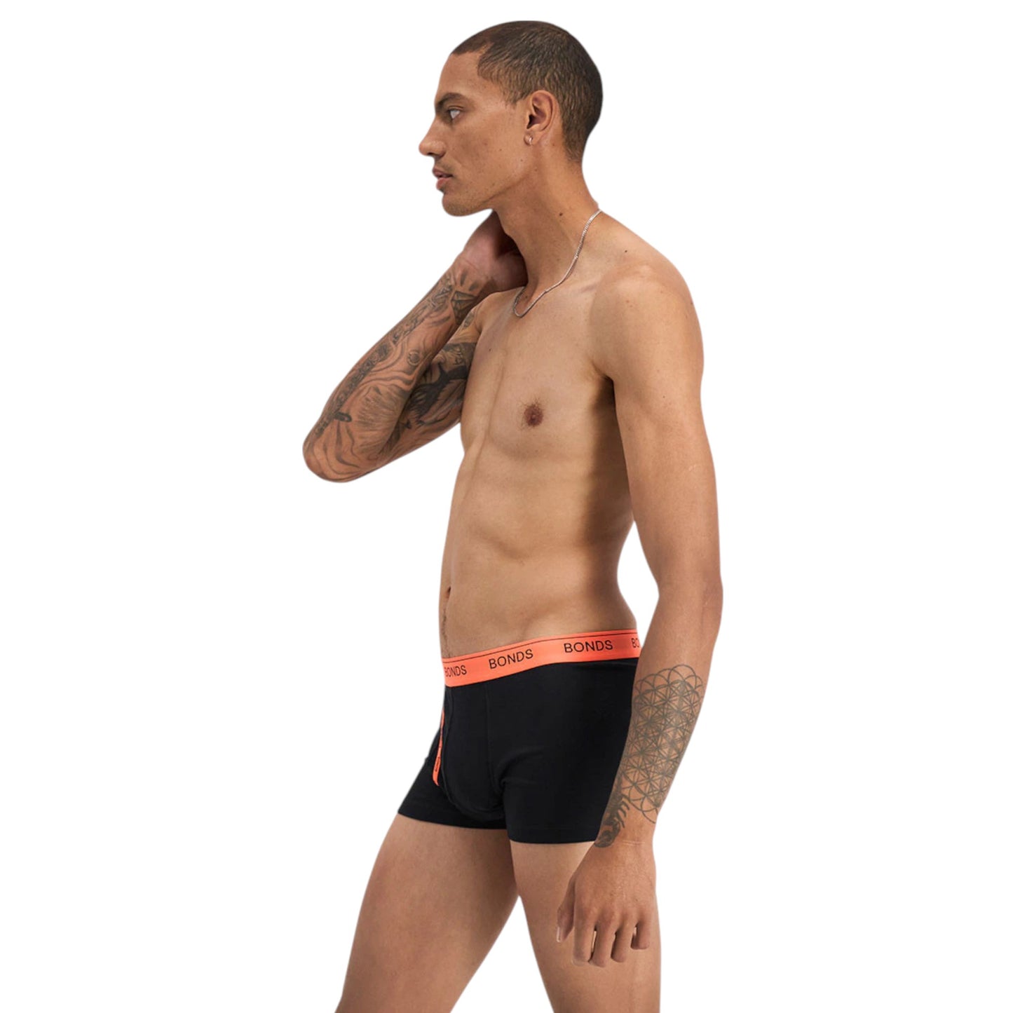 3 Pack Mens Bonds Guyfront Trunk Trunks Underwear Black