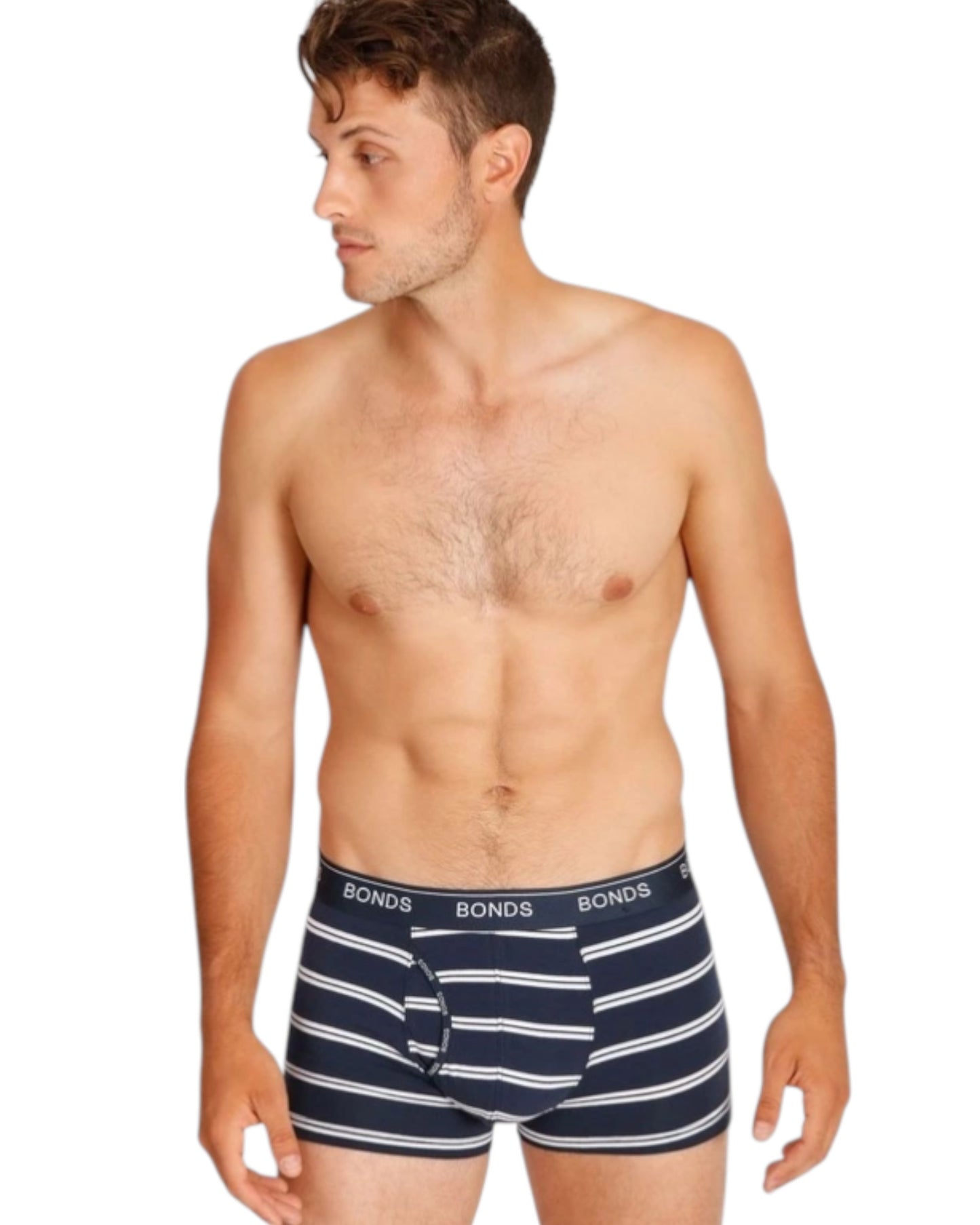 3 Pack Mens Bonds Guyfront Trunk Trunks Underwear Navy/Grey