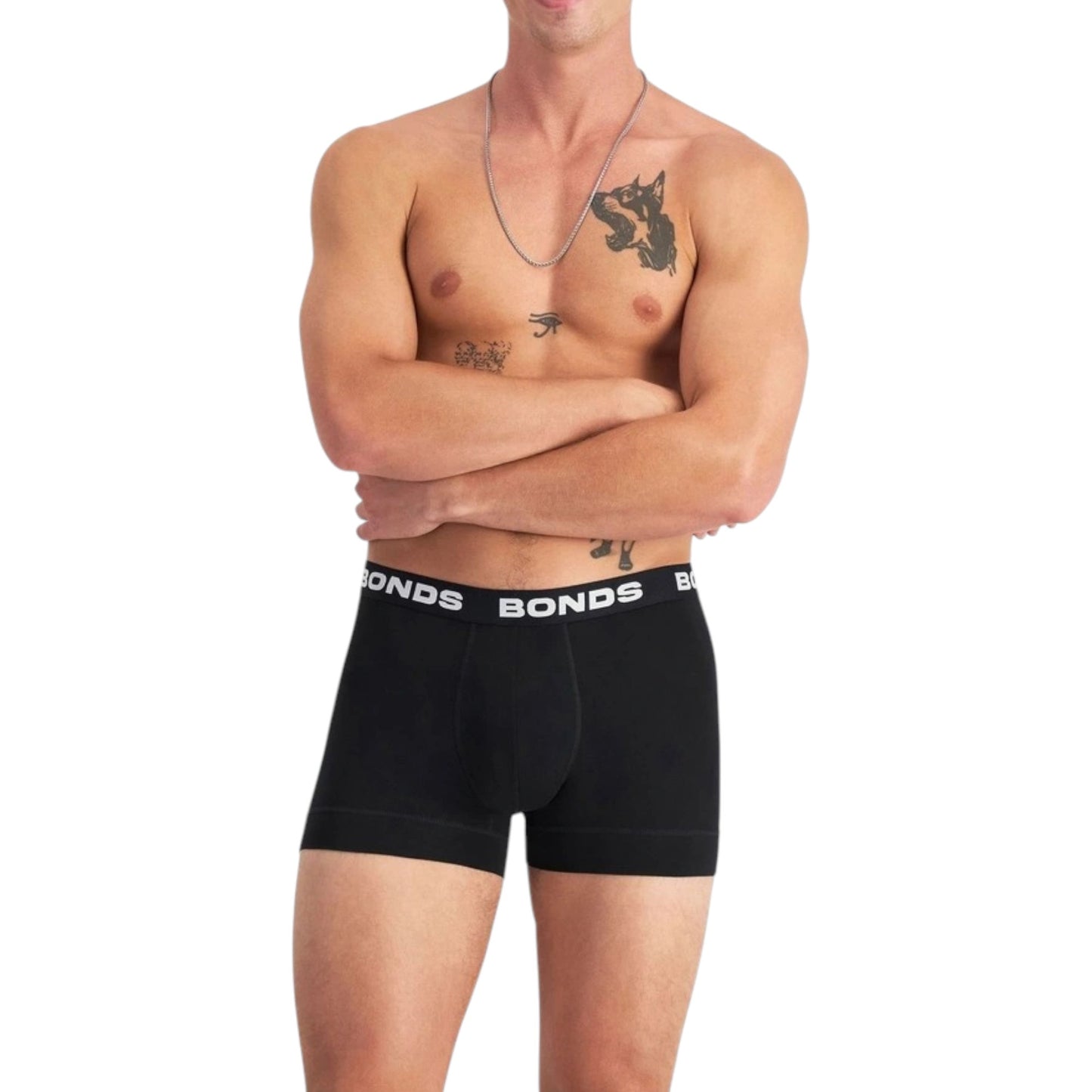 3 Pack Mens Bonds Total Package Trunks Underwear Multi