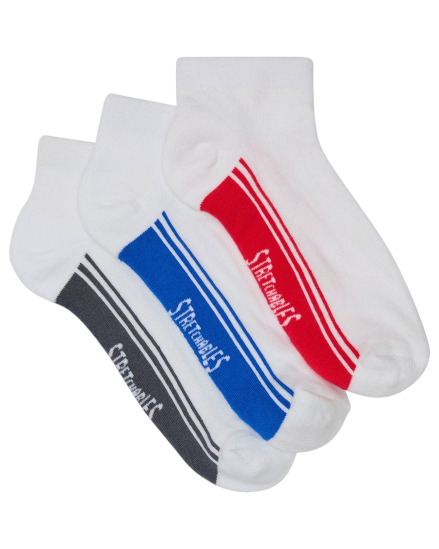 12 Pack Mens Bonds Stretchables Cushioned Low Cut Socks White