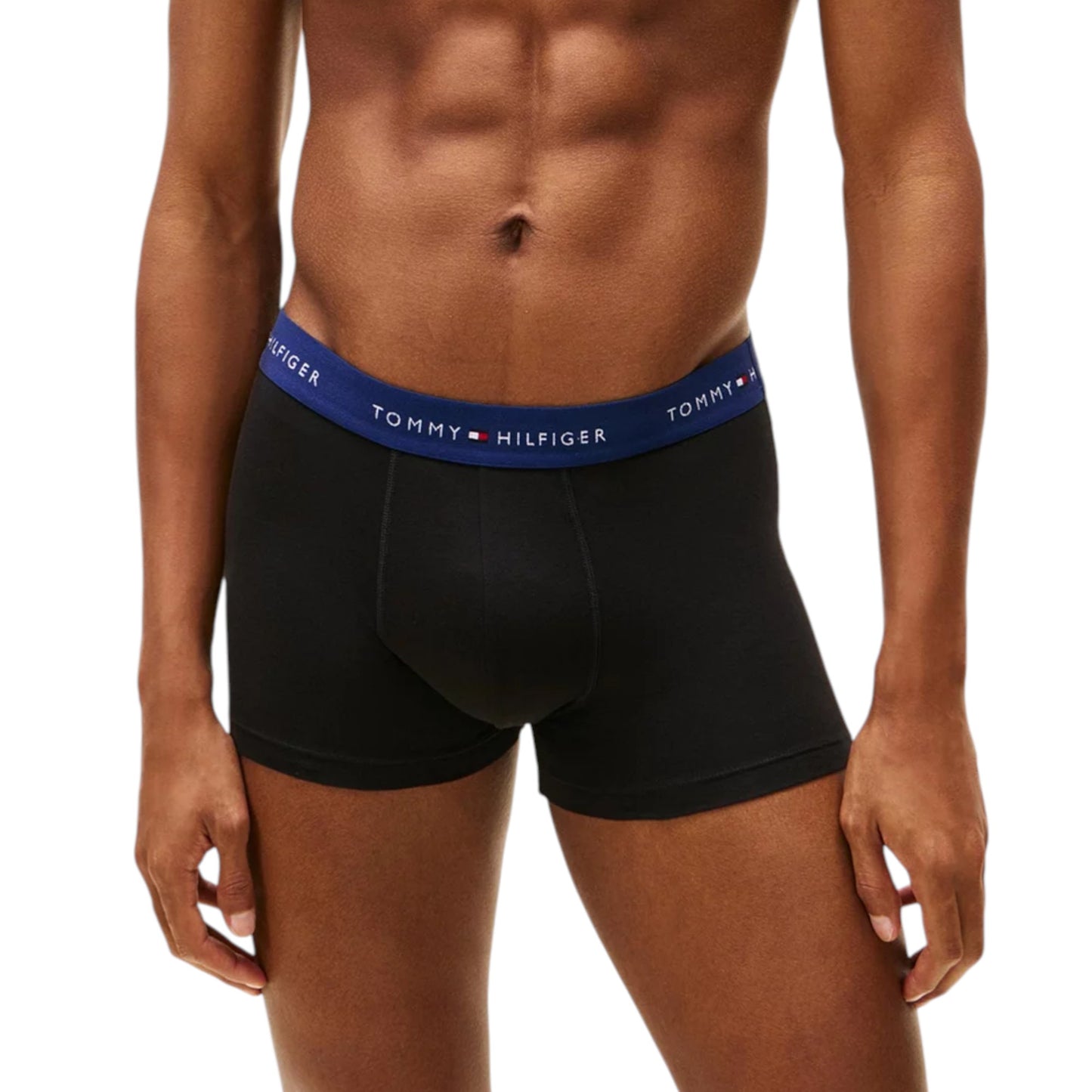 3 Pack Mens Tommy Hilfiger Essential Trunks Underwear Black Multi