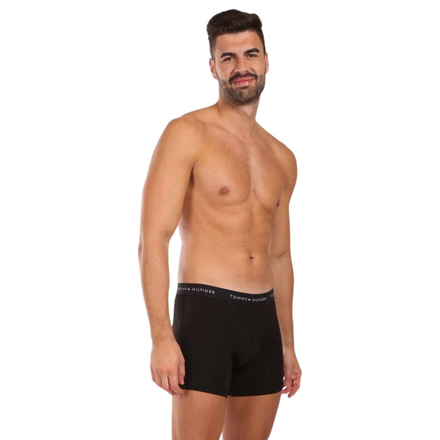3 Pack Mens Tommy Hilfiger Essential Trunks Underwear Black