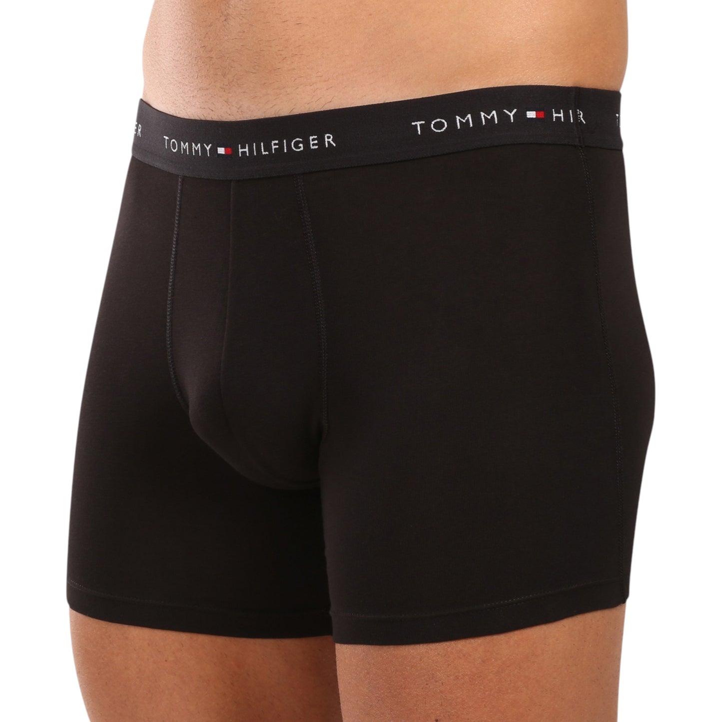 3 Pack Mens Tommy Hilfiger Essential Trunks Underwear Black