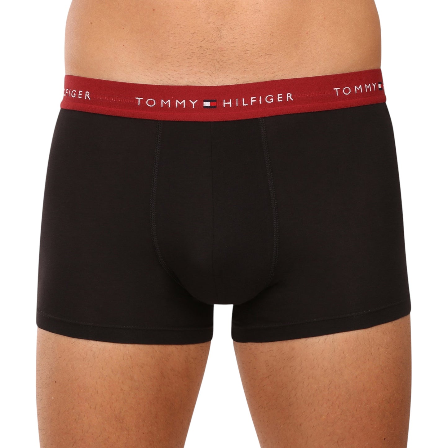 3 Pack Mens Tommy Hilfiger Essential Trunks Underwear Black Multi