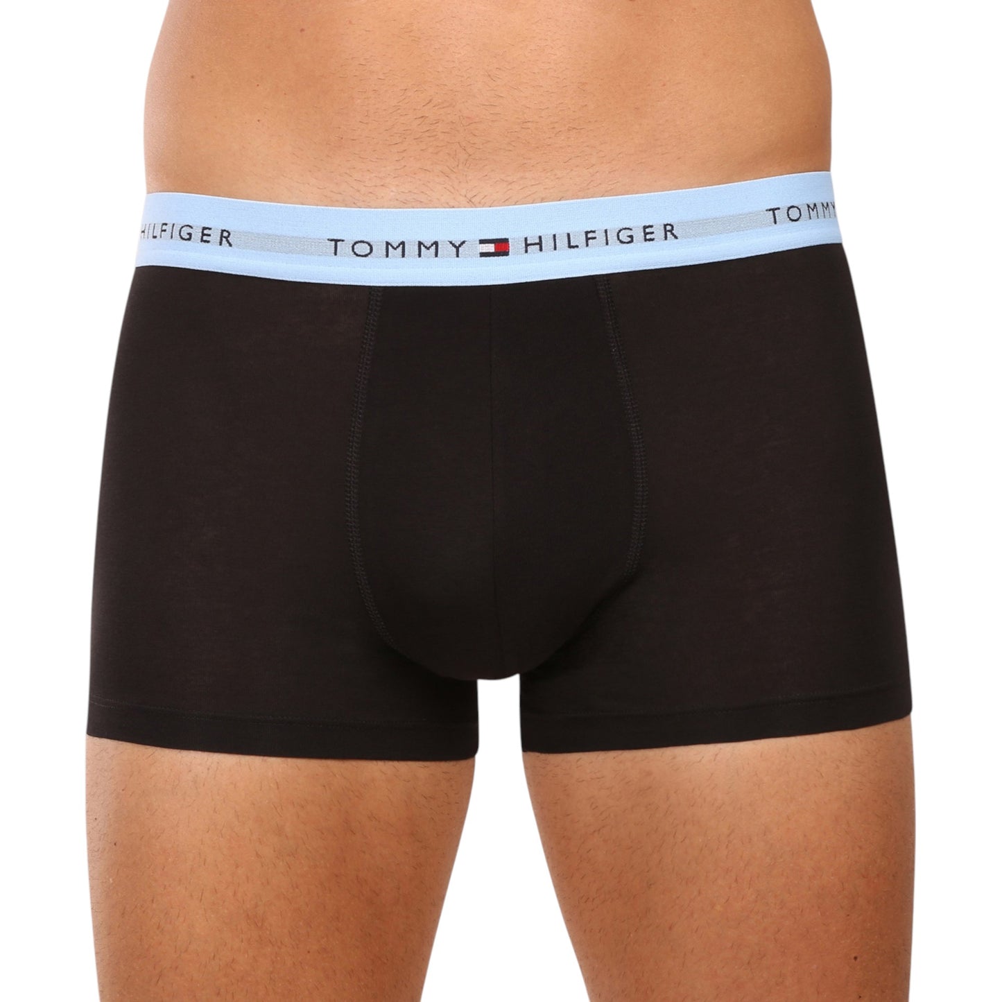 3 Pack Mens Tommy Hilfiger Essential Trunks Underwear Black Multi