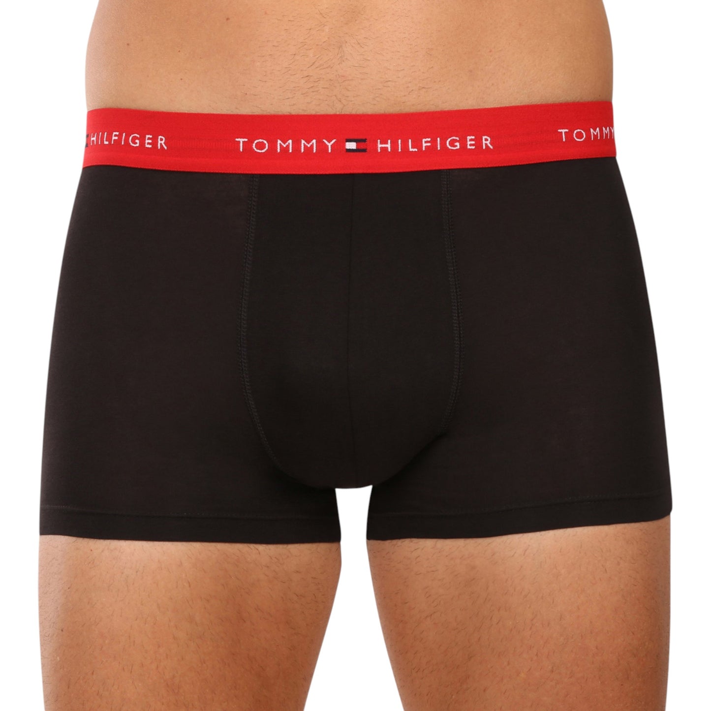 3 Pack Mens Tommy Hilfiger Essential Trunks Underwear Black Multi