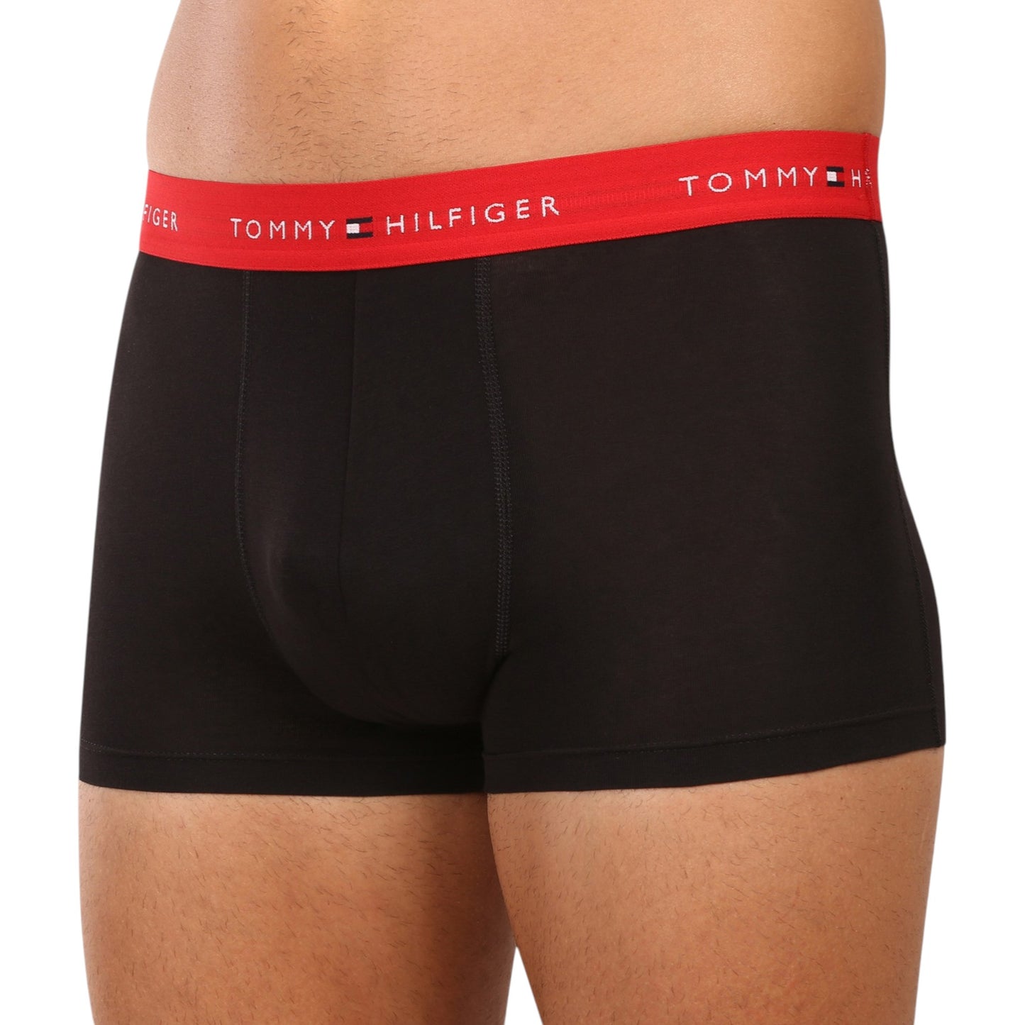 3 Pack Mens Tommy Hilfiger Essential Trunks Underwear Black Multi