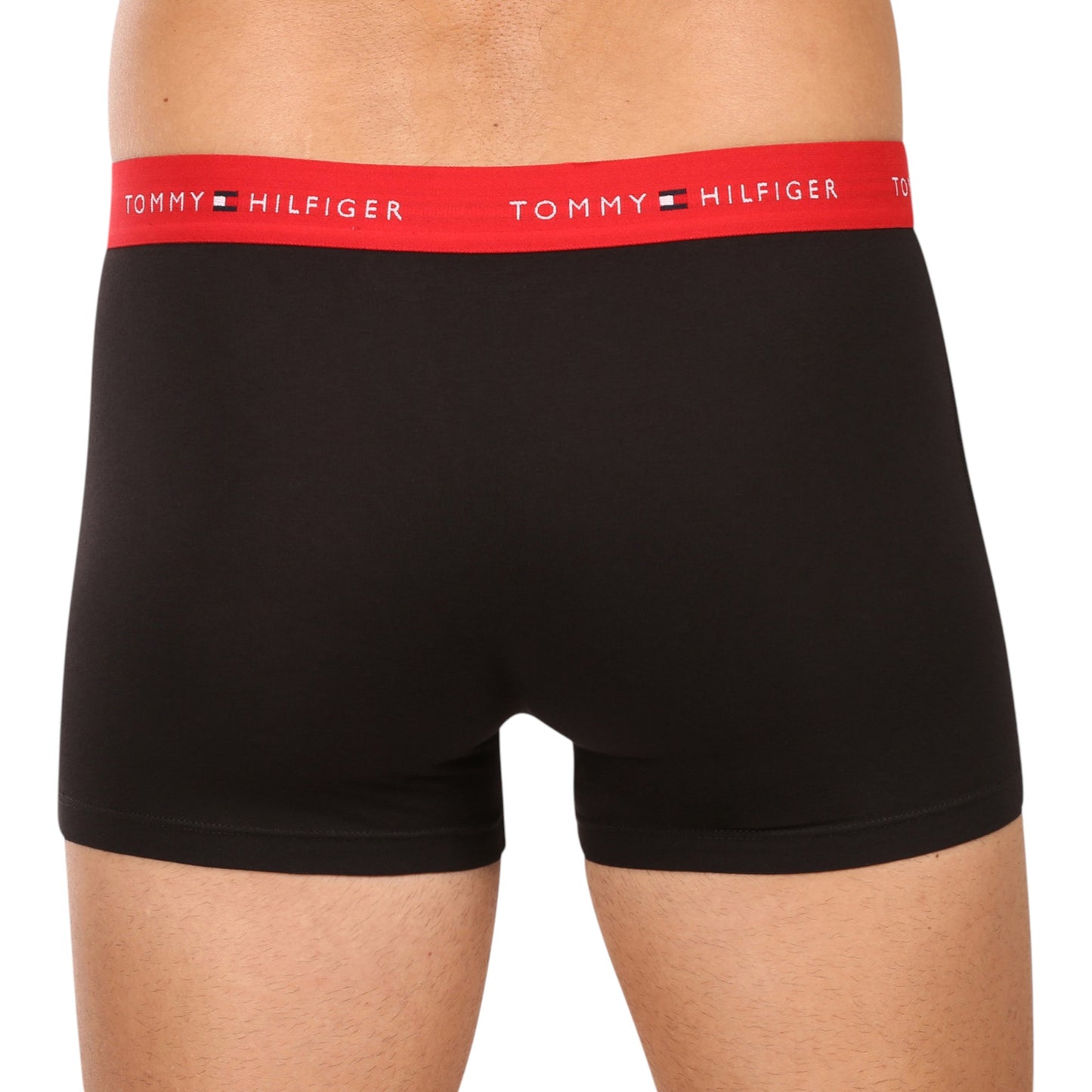 3 Pack Mens Tommy Hilfiger Essential Trunks Underwear Black Multi
