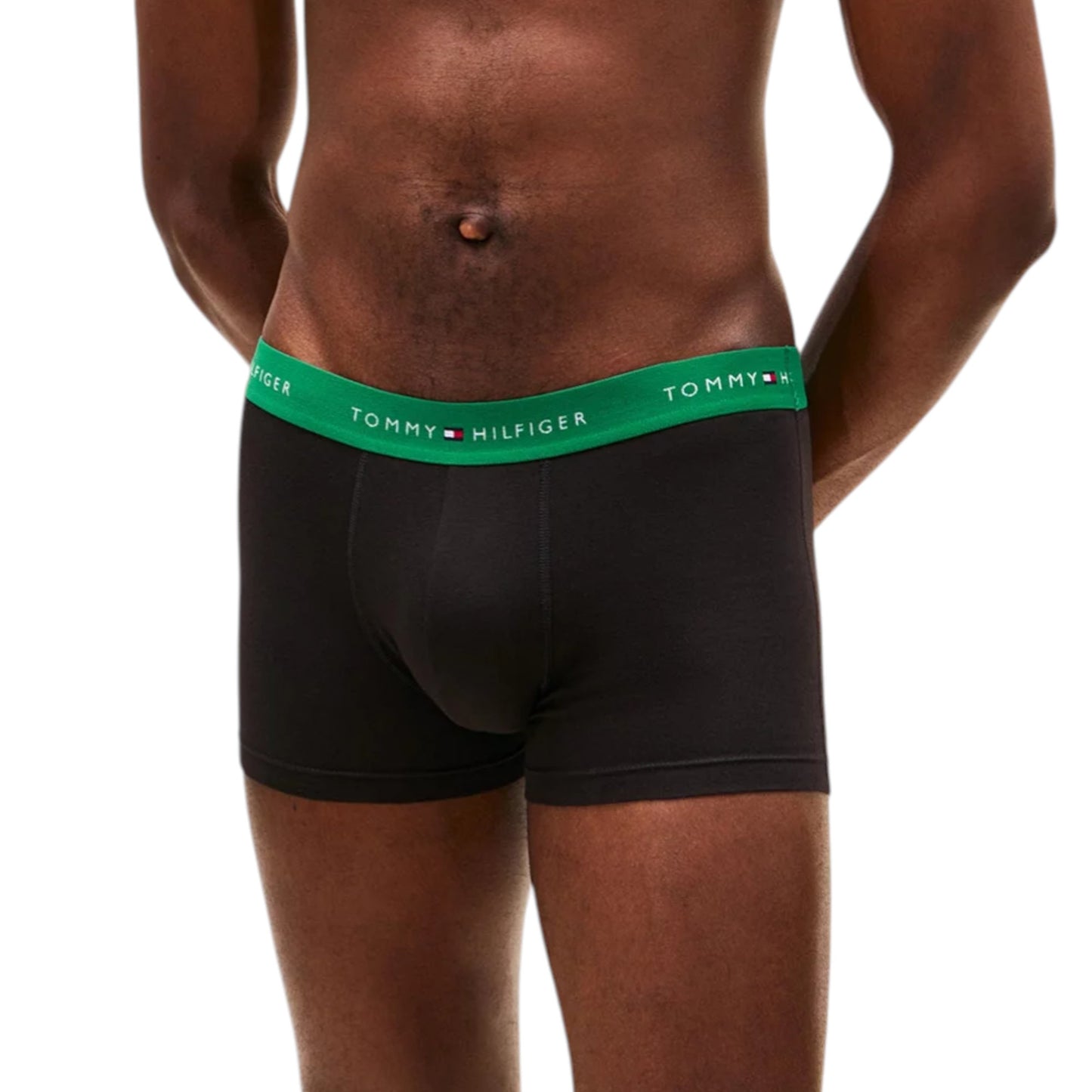 3 Pack Mens Tommy Hilfiger Essential Trunks Underwear Black Multi