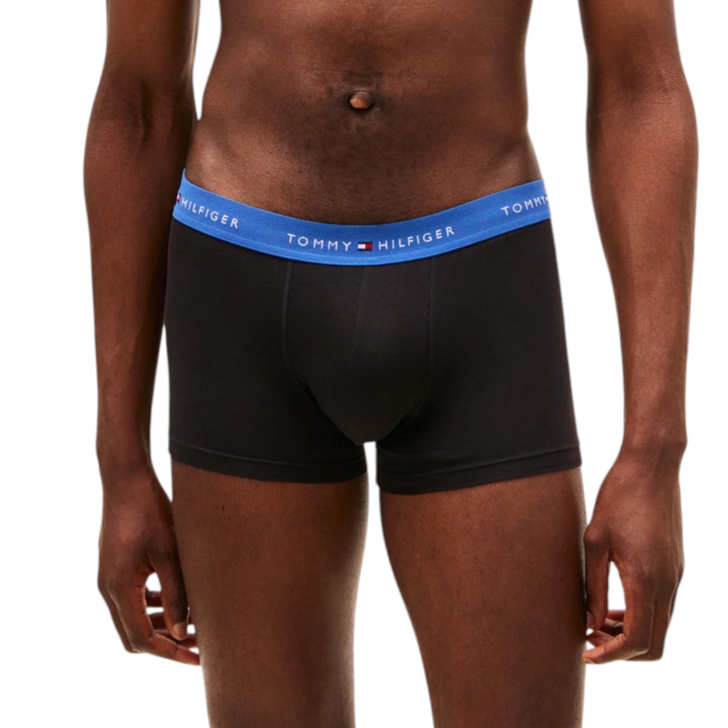 3 Pack Mens Tommy Hilfiger Essential Trunks Underwear Black Multi