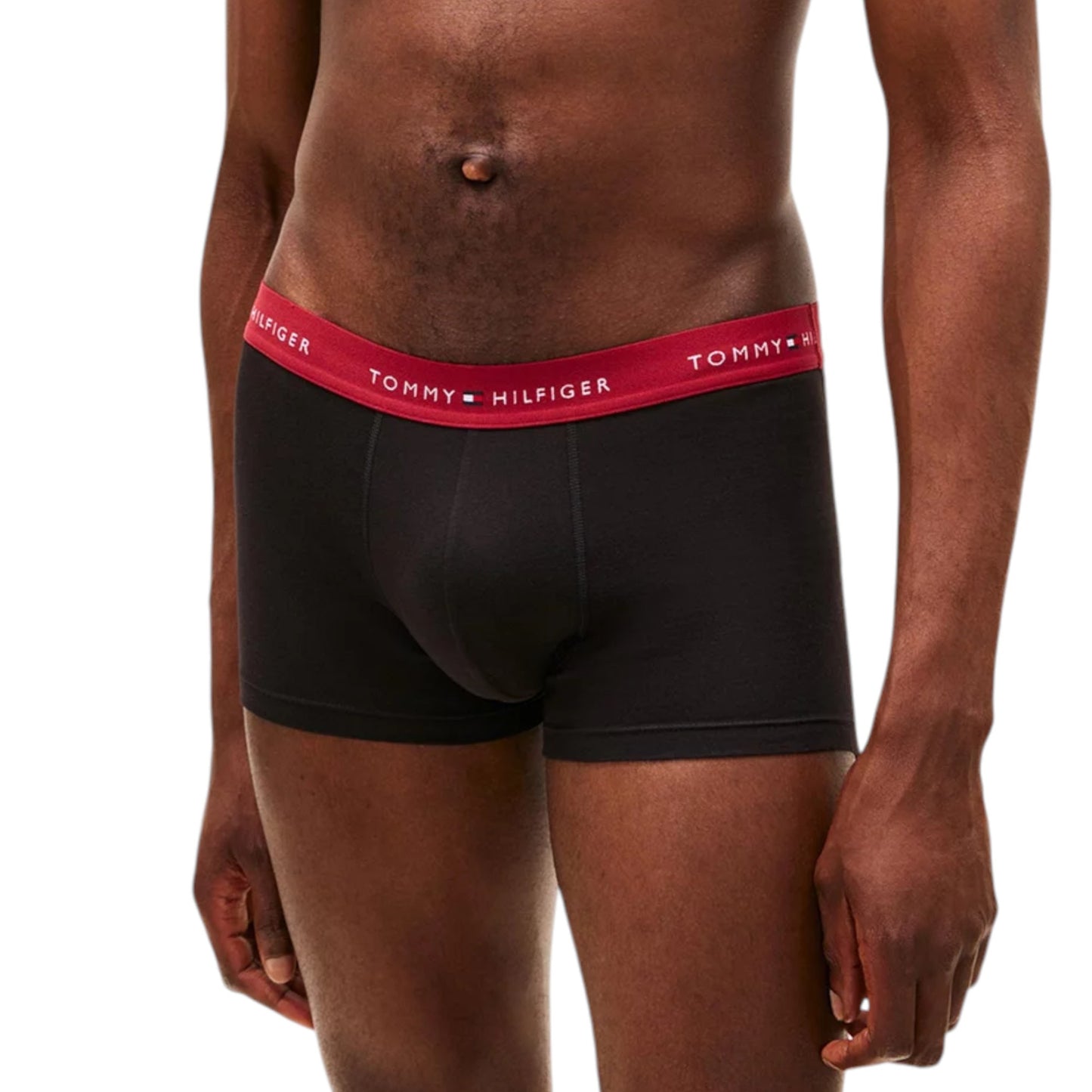 3 Pack Mens Tommy Hilfiger Essential Trunks Underwear Black Multi