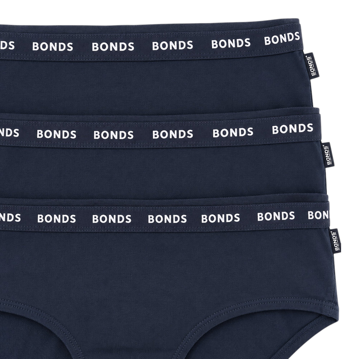 12 Pack Womens Bonds Everyday Boyleg Briefs Underwear Black