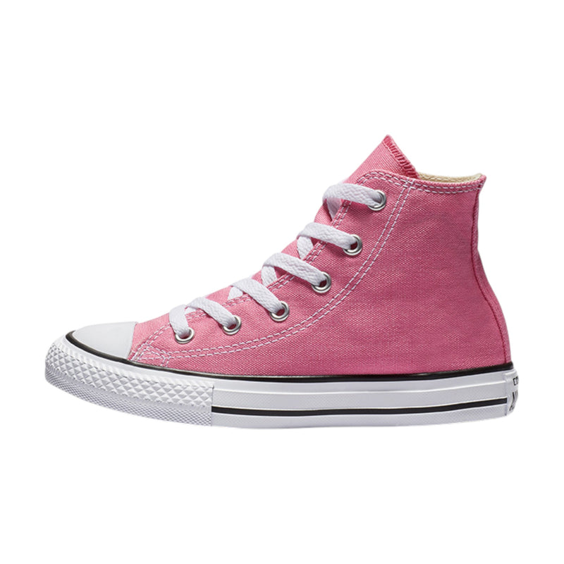 Unisex Kids Converse Chuck Taylor All Star Pink High Top Casual Shoes