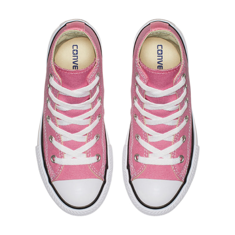 Unisex Kids Converse Chuck Taylor All Star Pink High Top Casual Shoes