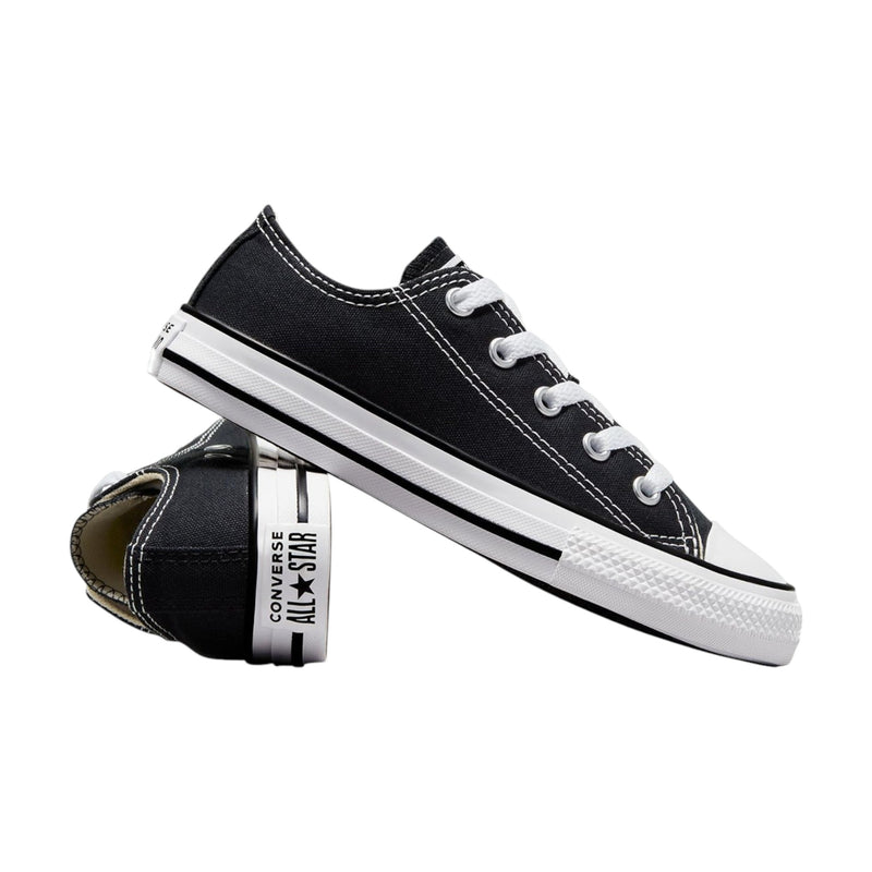 Unisex Kids Converse Chuck Taylor All Star Black Low Top Casual Shoes