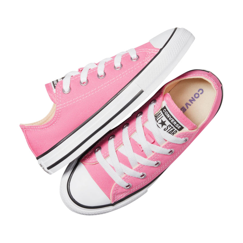 Unisex Kids Converse Chuck Taylor All Star Pink Low Top Casual Shoes