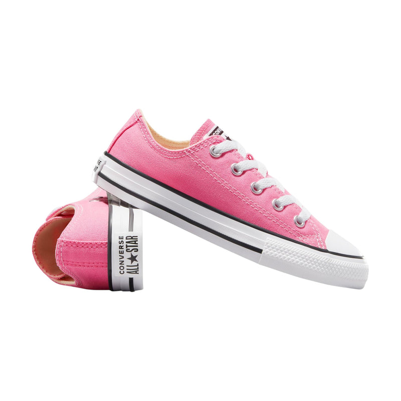 Unisex Kids Converse Chuck Taylor All Star Pink Low Top Casual Shoes