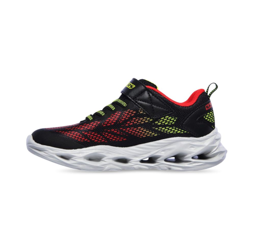 Infant Boys Skechers Vortex - Flash Shoes Black/Red