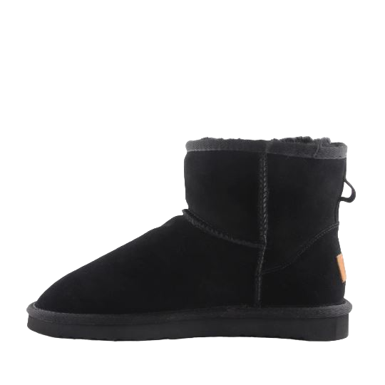 Ugg Boots Sude Womens Leather Sheepskin Grosby Jillaroo Black Slippers