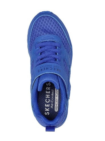 Kids Skechers Uno Lite - Zelton Blue Boys Sneaker Shoes