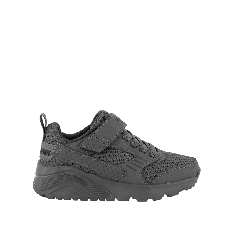 Kids Skechers Uno Lite - Zelton Charcoal Boys Sneaker Shoes