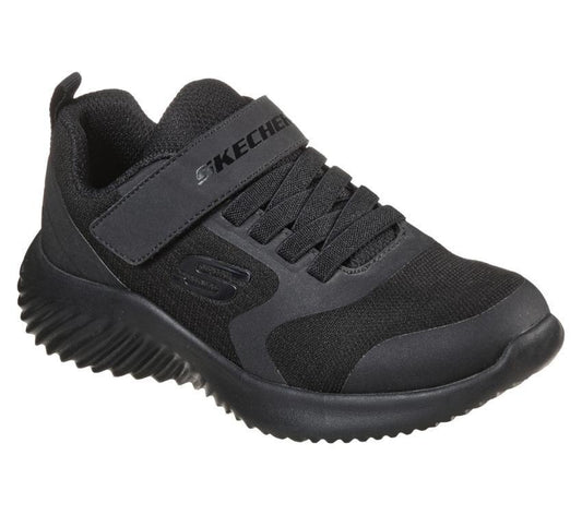 Kids Boys Skechers Bounder - Gorven Shoes Black/Black