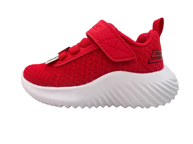 Kids Skechers Unisex Bounder Baronik Red Shoes Boys Girls Sneakers