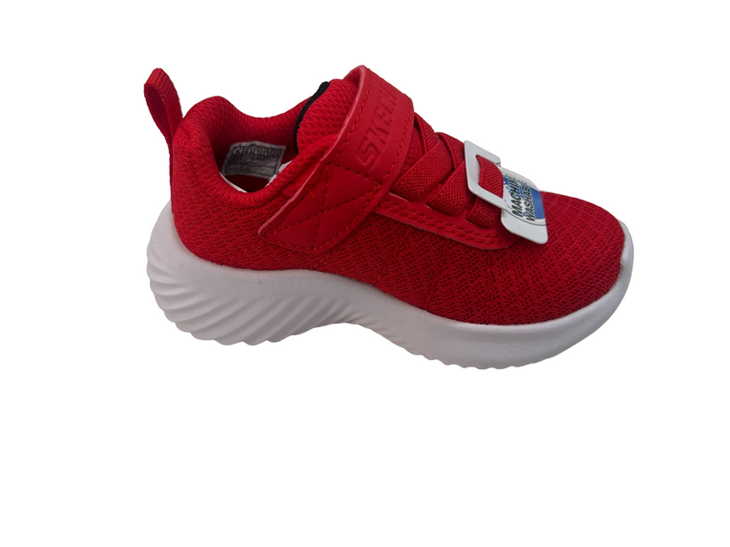 Kids Skechers Unisex Bounder Baronik Red Shoes Boys Girls Sneakers