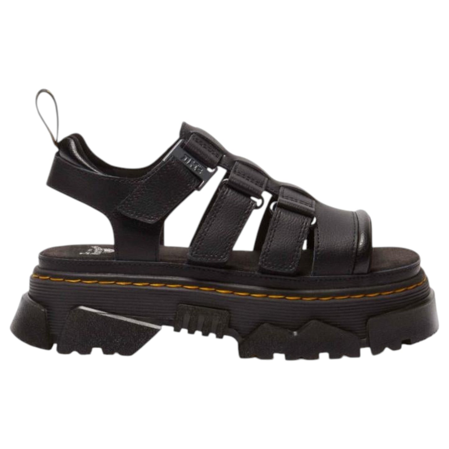 Womens Dr. Martens Mattison 3 Strap Sandals Black Athena