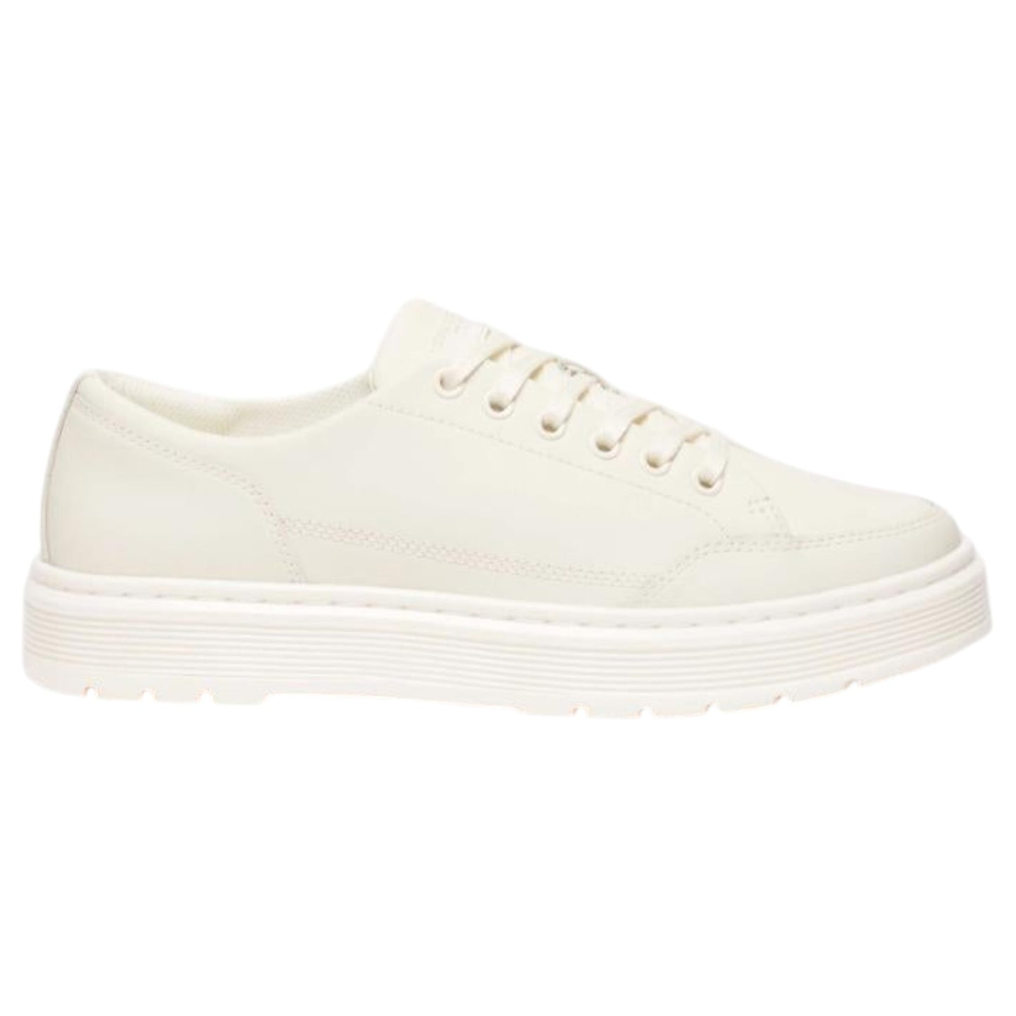 Unisex Adults Dr. Martens Brookline 6 Eye Shoes Off White Classic Nappa