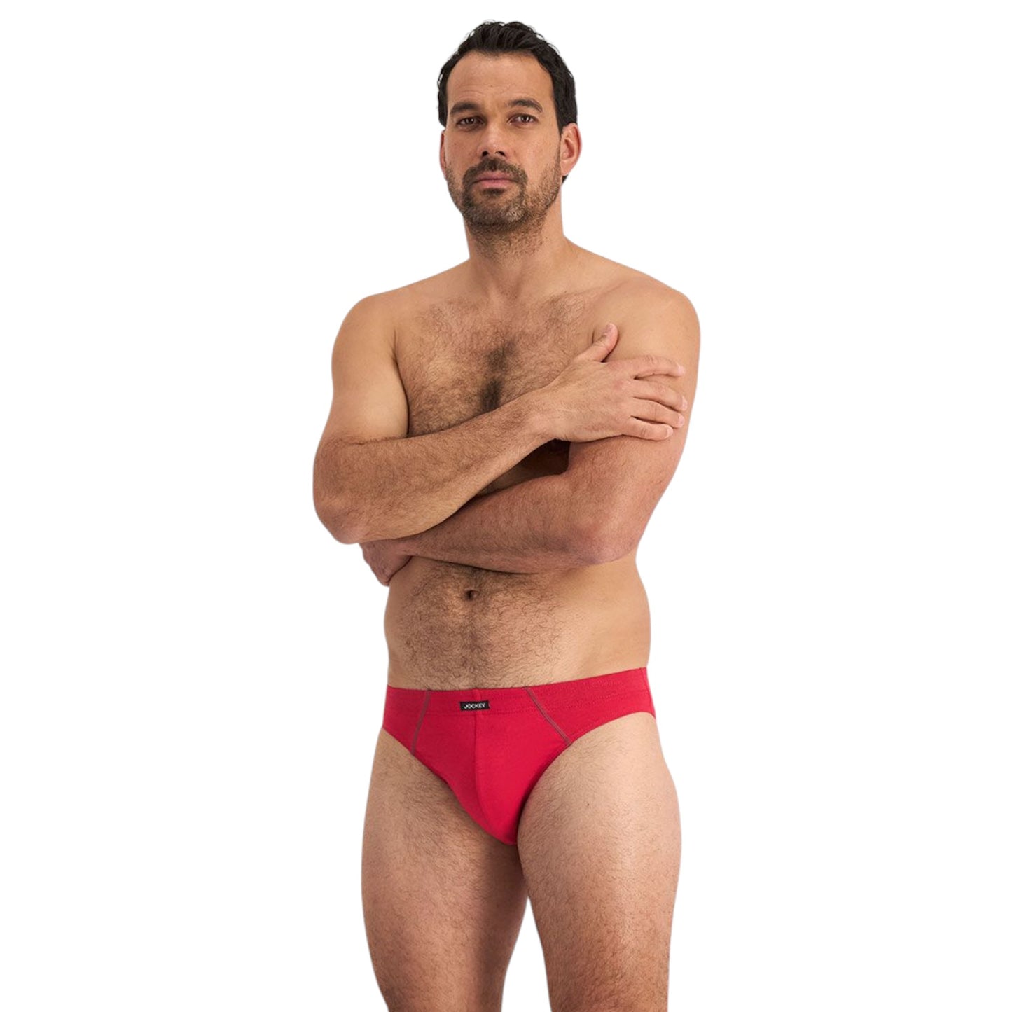 12 Pack Mens Jockey Cotton Briefs Underwear Black/Grey/Red