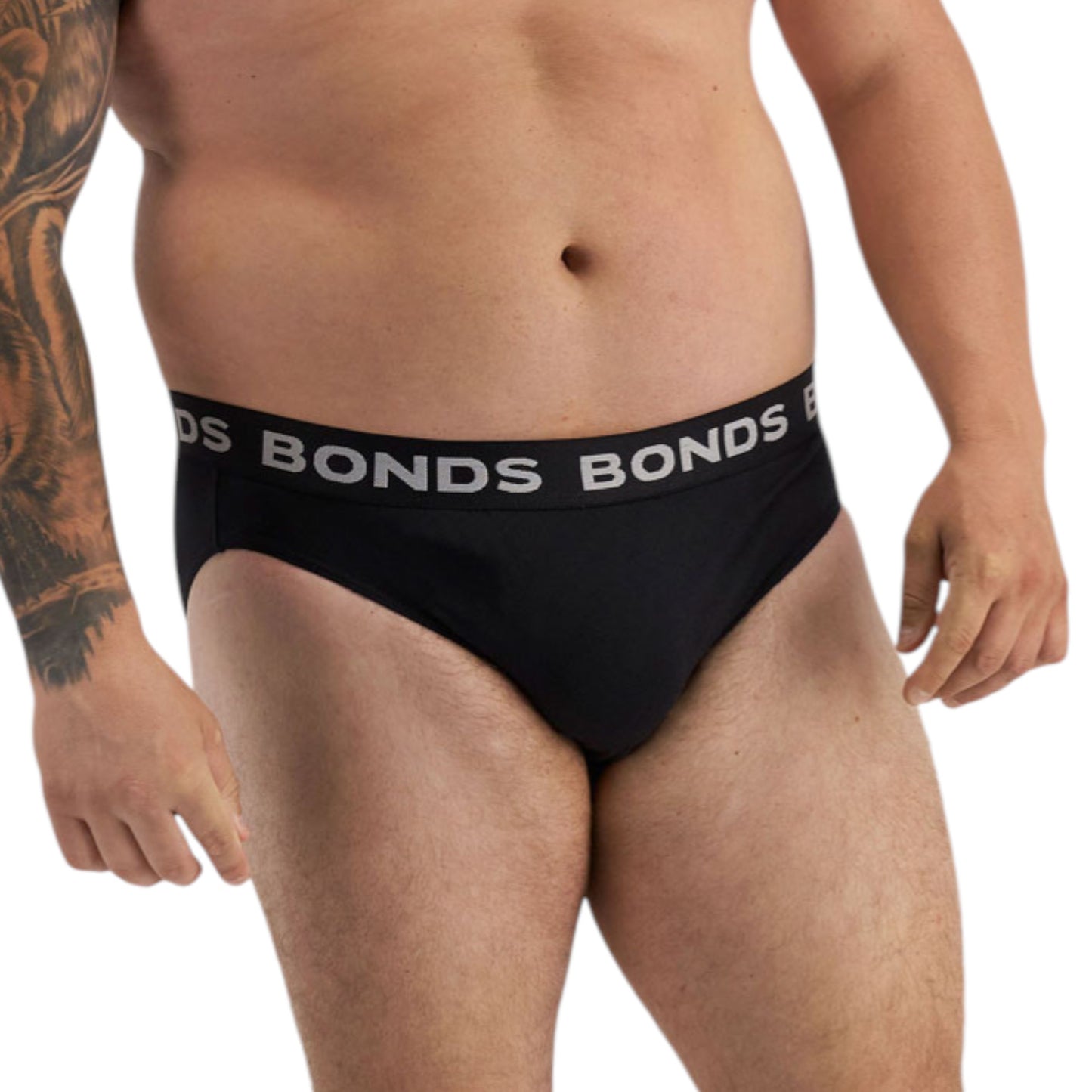 4 Pack Mens Bonds Hipster Briefs Underwear Blue Grey Black