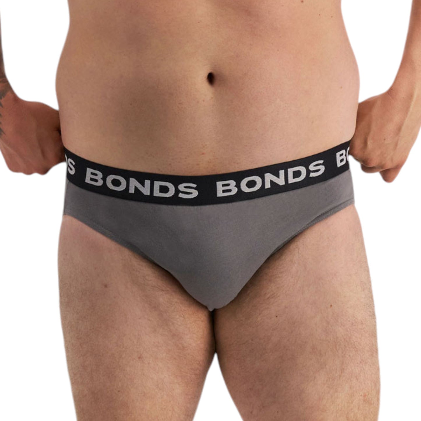 4 Pack Mens Bonds Hipster Briefs Underwear Blue Grey Black