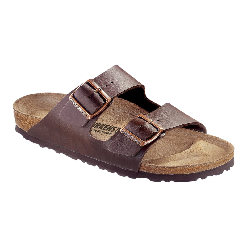 Unisex Adults Birkenstock Arizona Birko-Flor Narrow Narrow Sandals Dark Brown