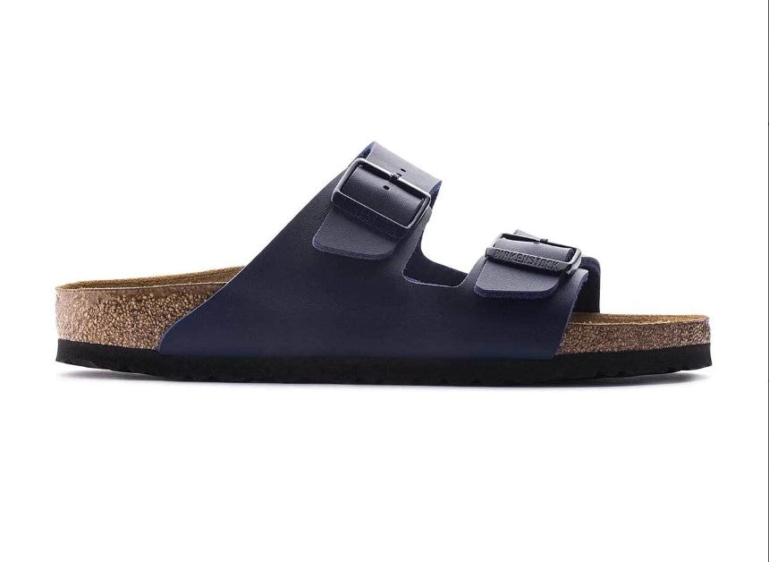 Womens Birkenstock Arizona Birko-Flor Sandals Blue