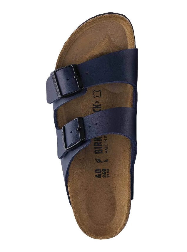 Womens Birkenstock Arizona Birko-Flor Sandals Blue