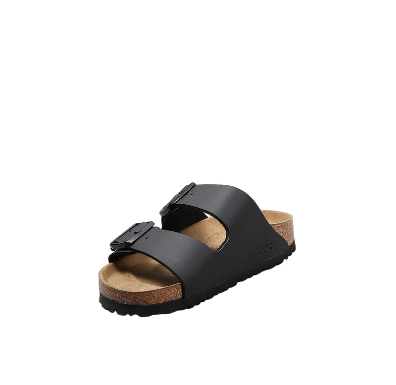 Unisex Birkenstock Arizona Birko-Flor Narrow Black Slip On Sandals