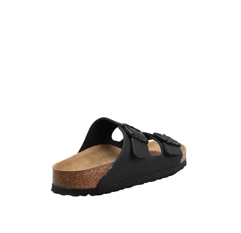 Unisex Birkenstock Arizona Birko-Flor Narrow Black Slip On Sandals