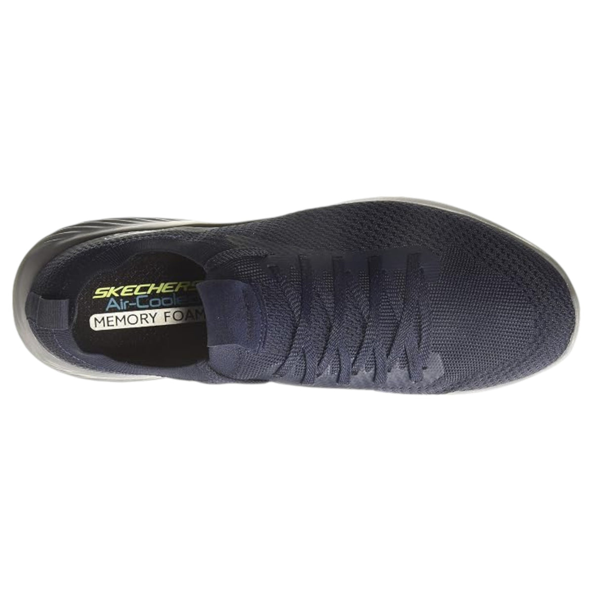 Mens Skechers Bounder-Mirkle Navy/Grey Sneaker Shoes