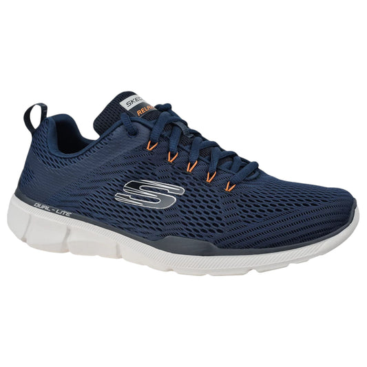 Mens Skechers Equalizer 3.0 Shoes Navy/Orange