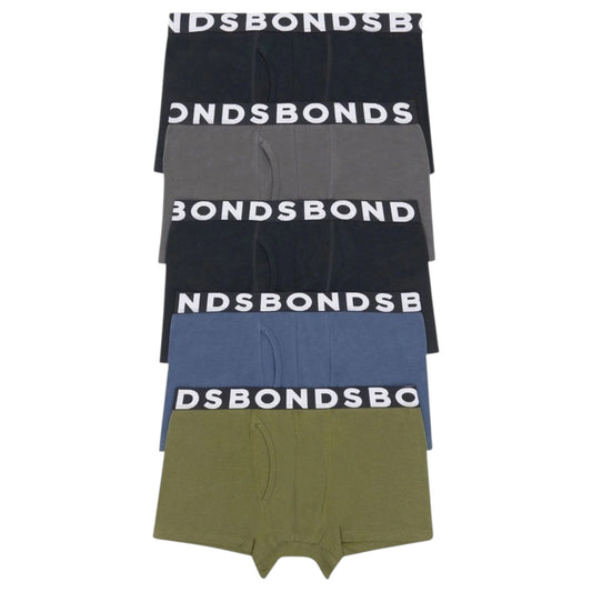 5 Pack Mens Bonds Classic Trunks Underwear Multi