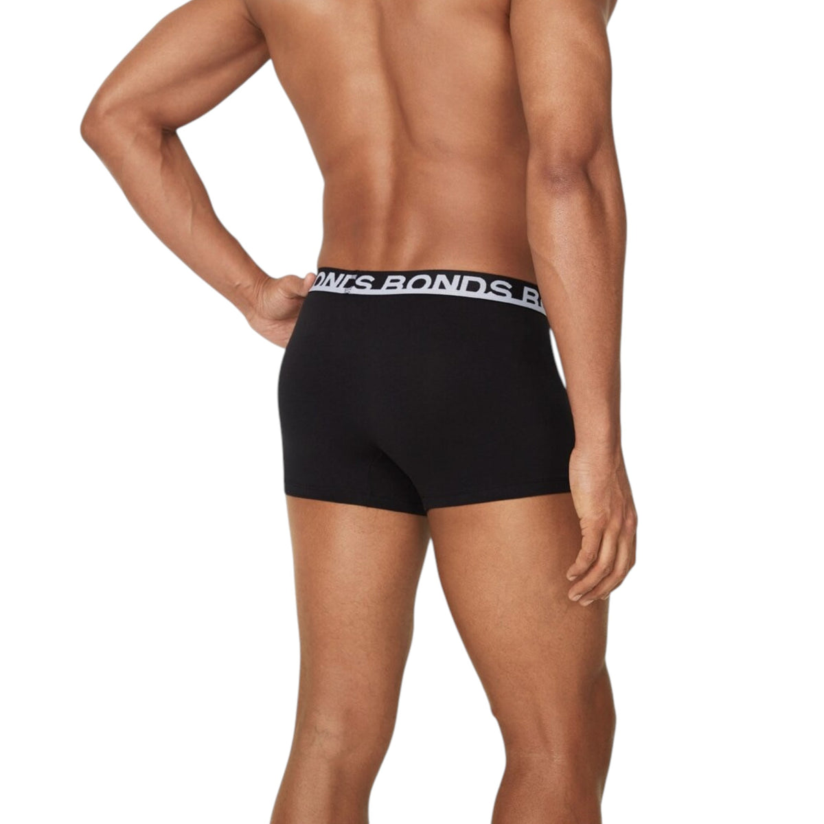 5 Pack Mens Bonds Everyday Trunks Underwear Black
