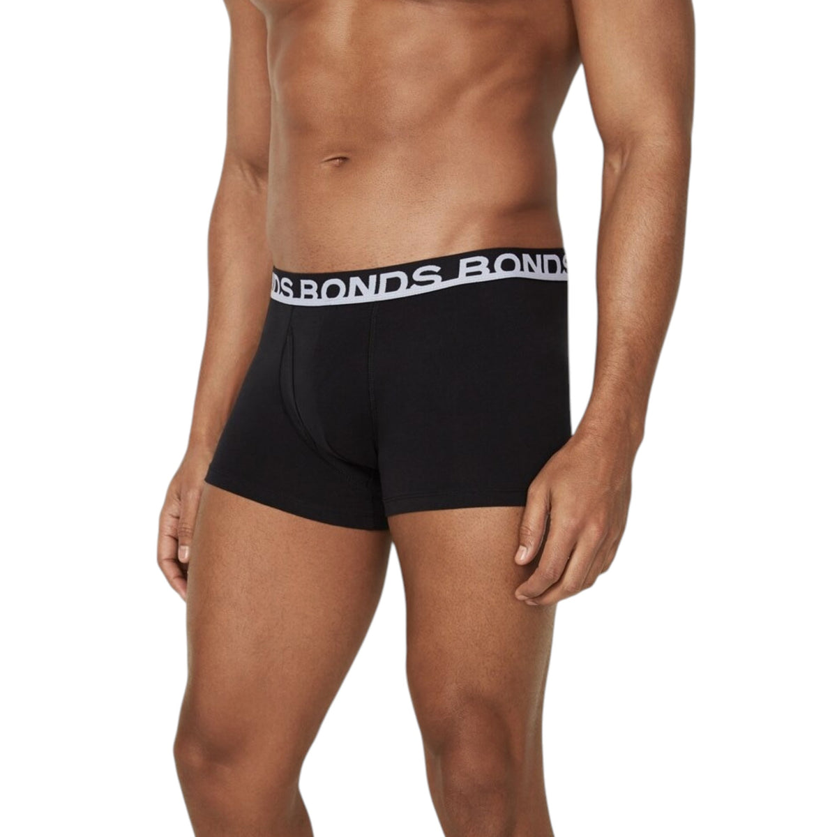 5 Pack Mens Bonds Everyday Trunks Underwear Black